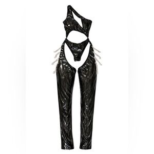 Dolls Kill Prism Moonwalk Cut-Out Catsuit